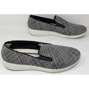 Fitflop Shoes Women's Size 11 Superskate Twill Knit Slip On‎ Athletic Loafers